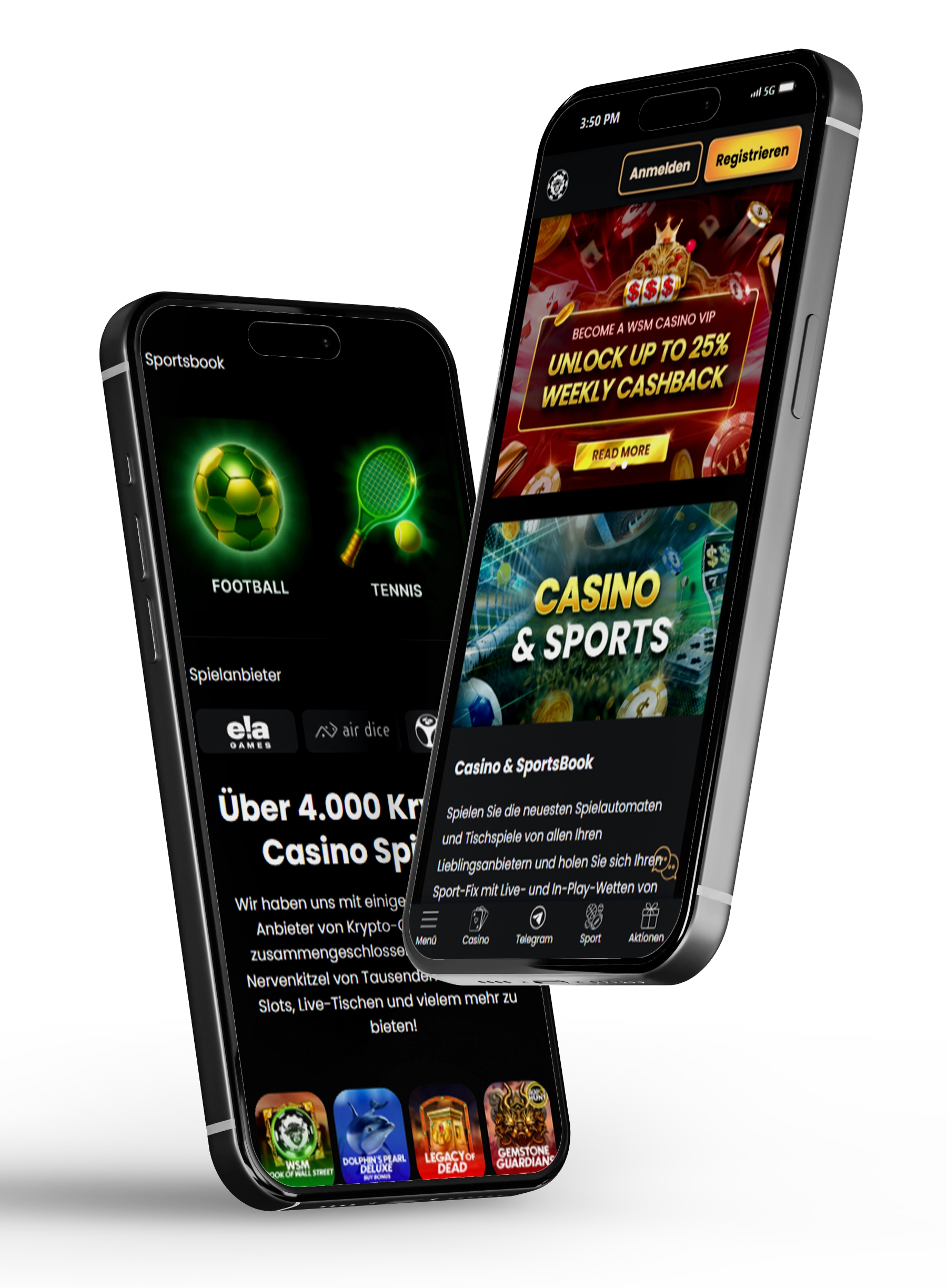 WSM Casino mobile.